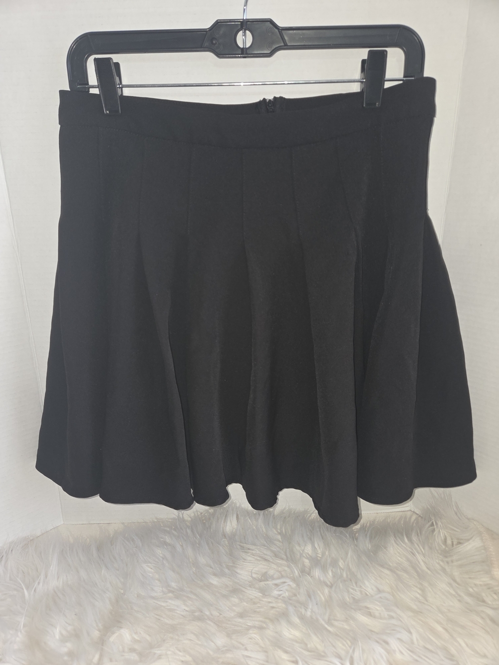 Princess Polly Black Pleated Mini Skirt In Size 10 - Picture 3 of 6